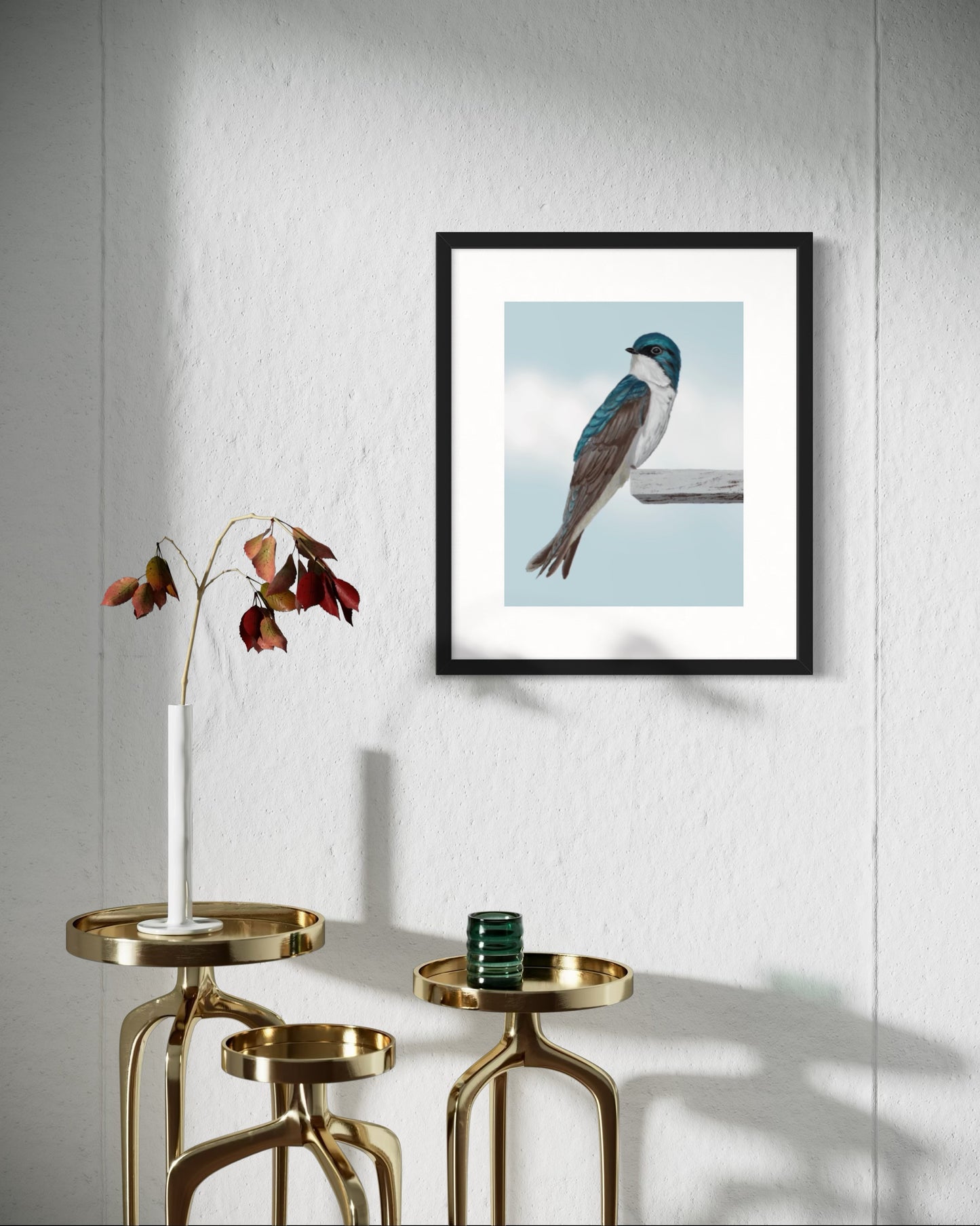 The Swallow Songbird Fine Art Print of Eliska's original artwork