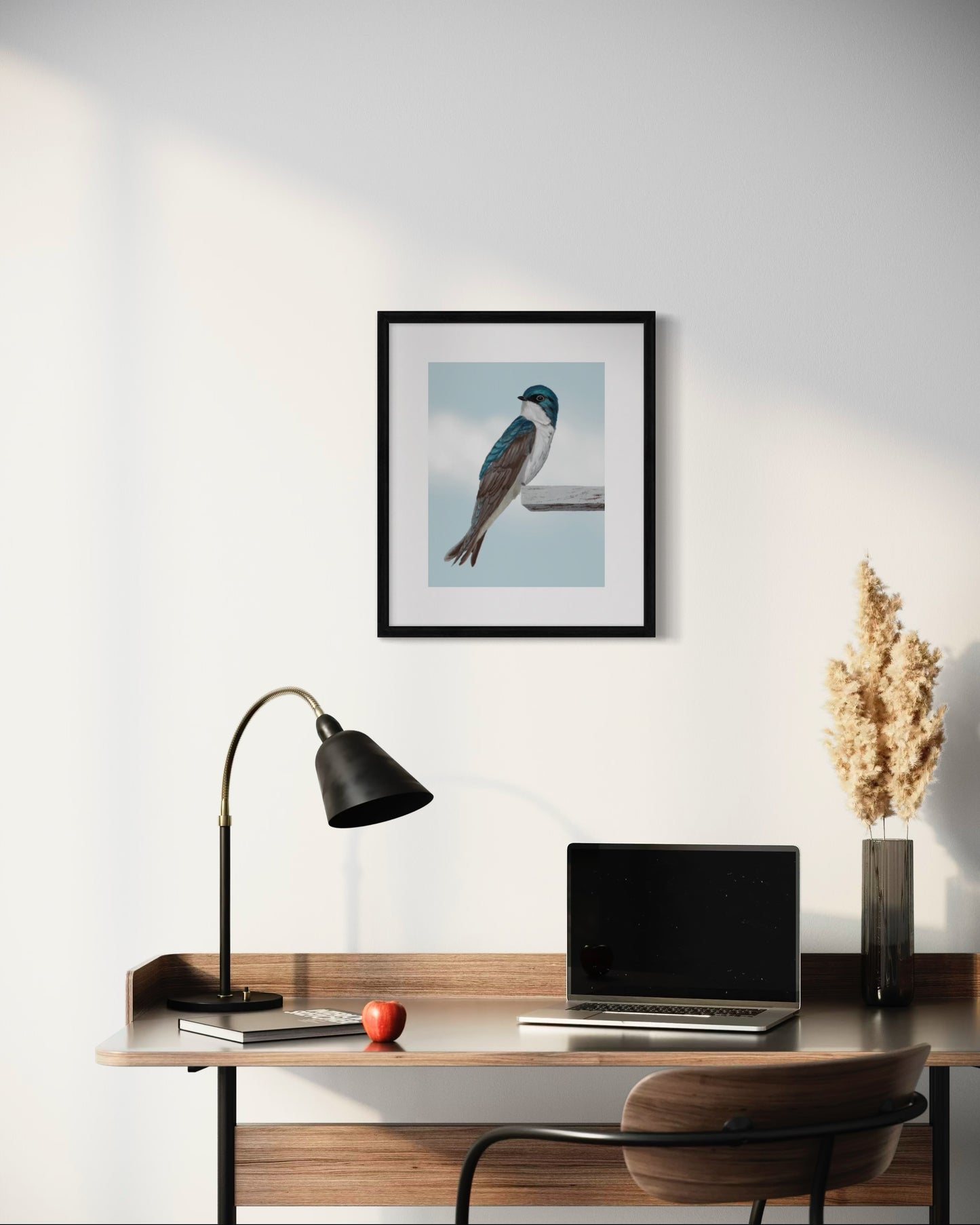 The Swallow Songbird Fine Art Print of Eliska's original artwork