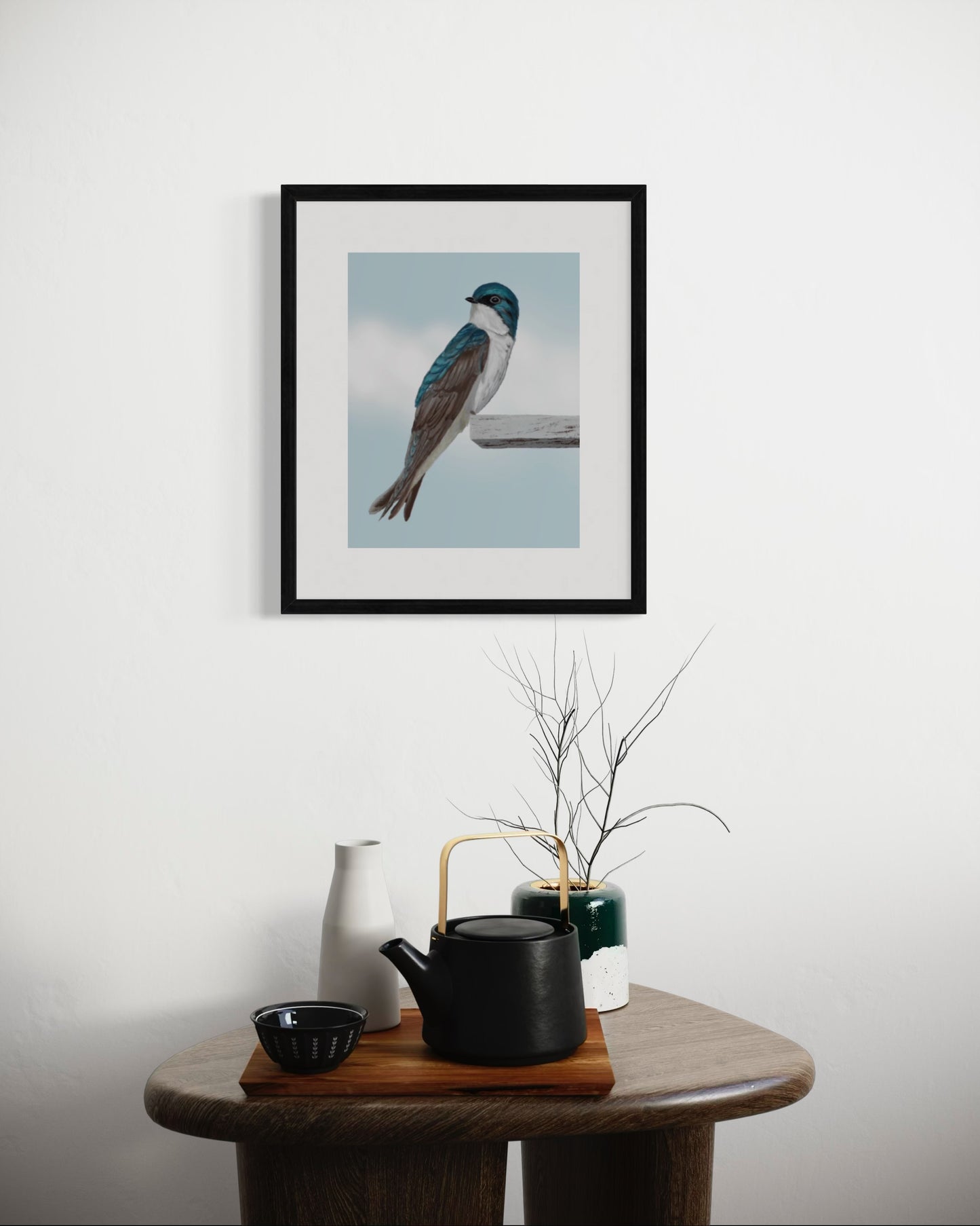 The Swallow Songbird Fine Art Print of Eliska's original artwork