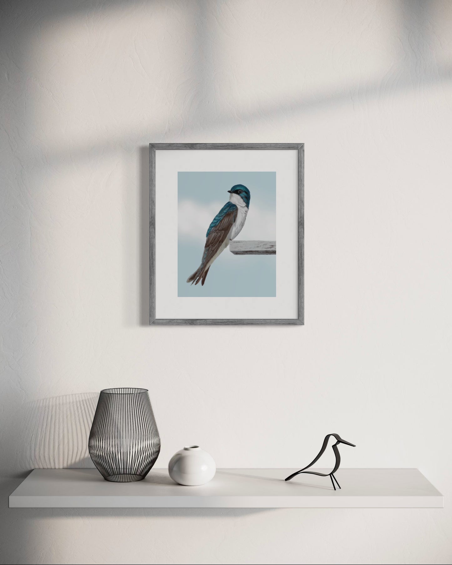 The Swallow Songbird Fine Art Print of Eliska's original artwork