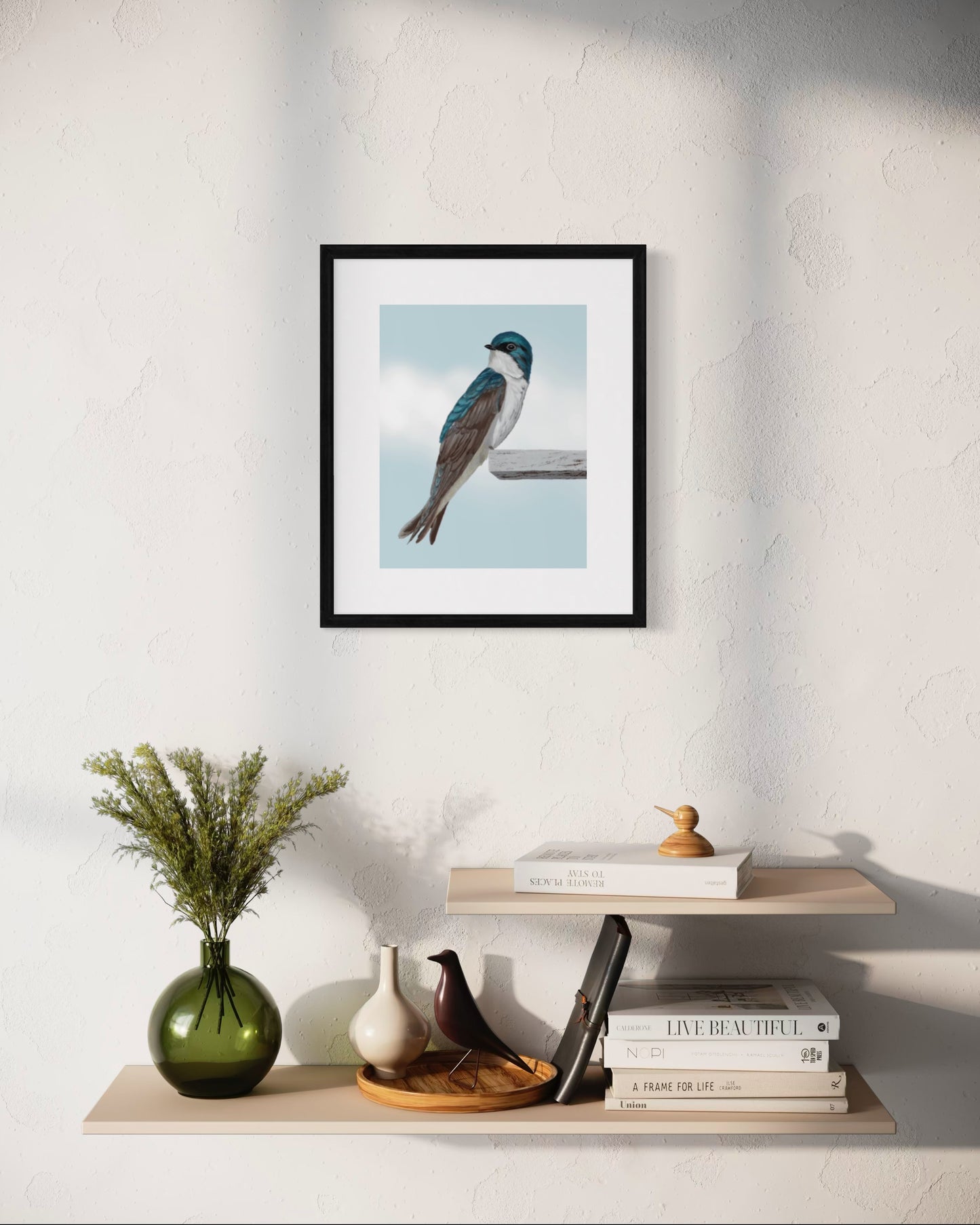 The Swallow Songbird Fine Art Print of Eliska's original artwork