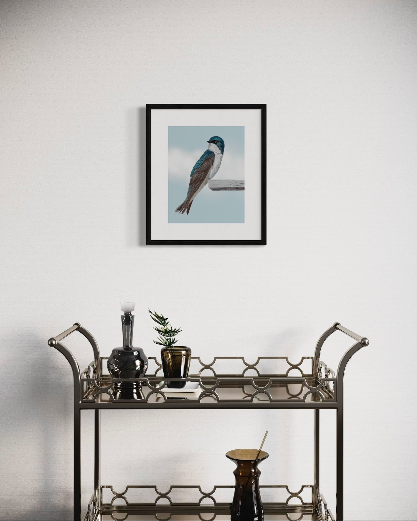 The Swallow Songbird Fine Art Print of Eliska's original artwork